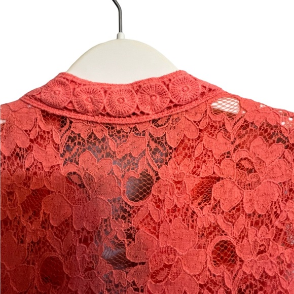 Sunny Studio - Paris - Peach ๐ Orange Lace Sundress. Size XL pit - pit 22โ - Picture 7 of 10